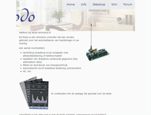 Tablet Screenshot of nodo-domotica.nl